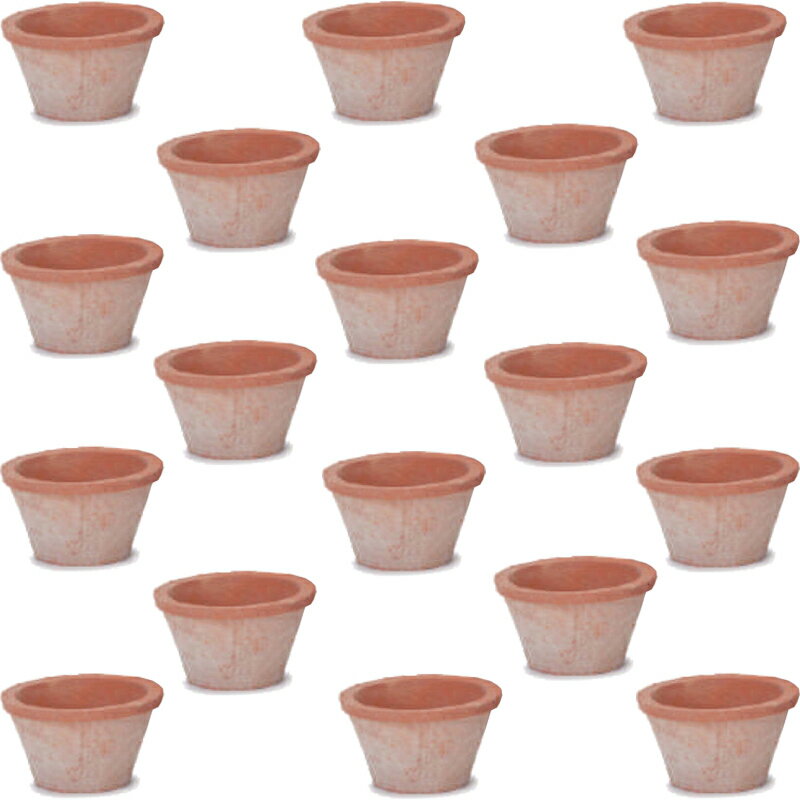 花・観葉植物用ポット モスポット スタンダード 赤土 S 5号 赤（18個入り）ms-100r05e [OLp327] 小型ポ..