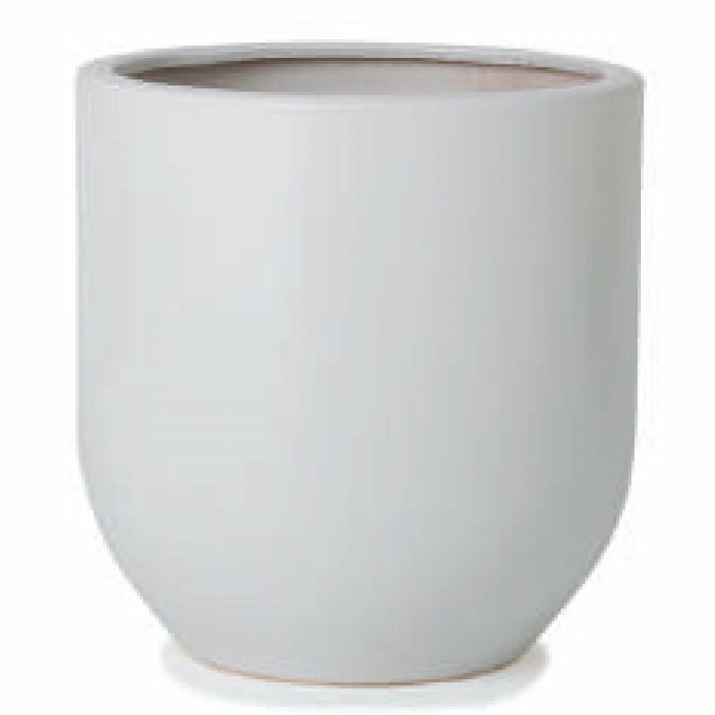 花・観葉植物用ポット WYモダン モダン WY16 マット釉 鉢カバー 8号用/A 簡易版 白（1個入り）wy-016w1..