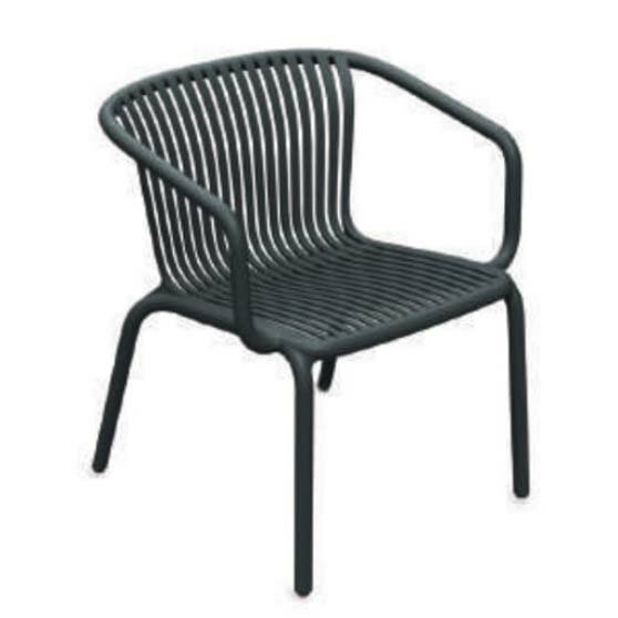 アウトドア ファニチャー FERNE ブレネ ラウンジチェア カーボンブラック（1個入り）kol-fx03cb [KTp37..