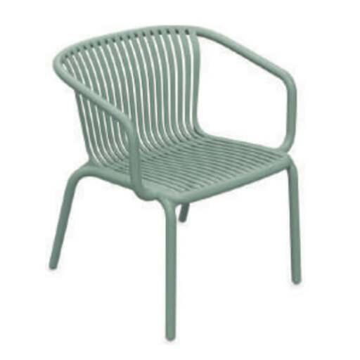 アウトドア ファニチャー FERNE ブレネ ラウンジチェア セージグリーン（1個入り）kol-fx03sg [KTp37] ..