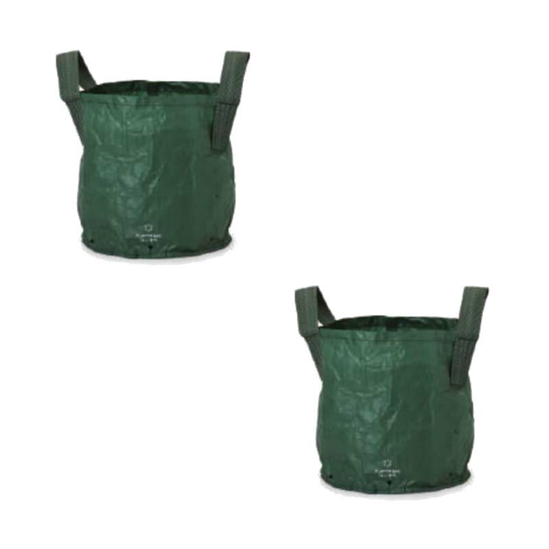 花・観葉植物用ポット プランターバッグ 100L グリーン（2個入り）pb-b1g0051 [KTp267] 園芸用品 （代..