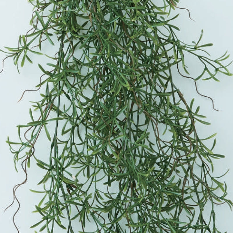 さくらソレイユ 楽天市場店の人工観葉植物 ホヤ ハンギングブッシュ （1個入り）MIRAKANA ブッシュ ハンキンググリーン インテリア フェイクグリーン 造花 HANGING BUSHグリーン｜アングル2
