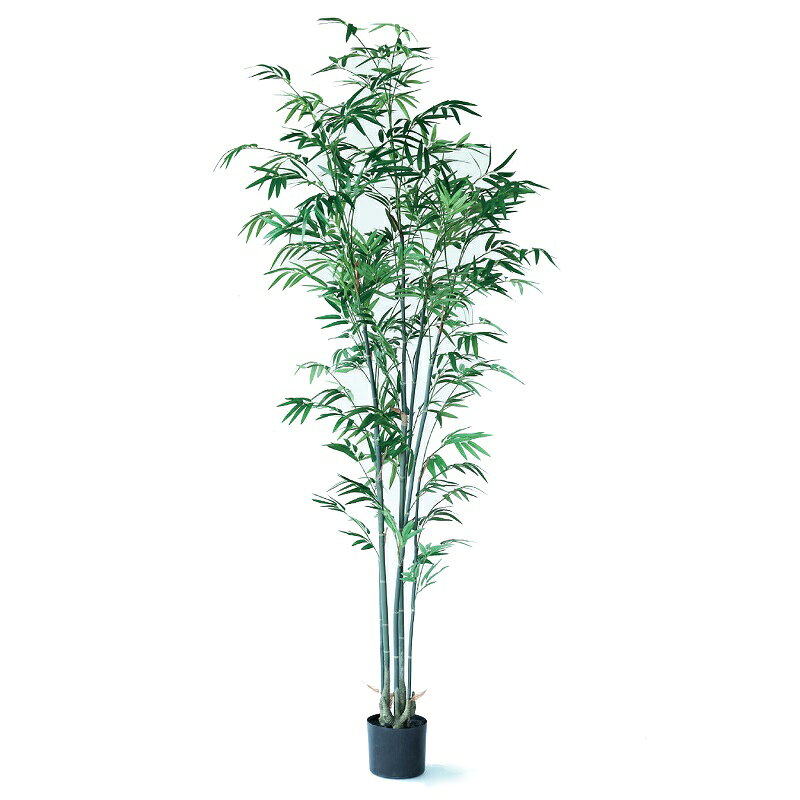 Bamboo - 人工観葉植物 バンブー ポット 180（1個入り）MIRAKANA 庭木ポット リビング、休憩室サイズ インテリア フェイクグリーン 造花GARDEN PLANTグリーン