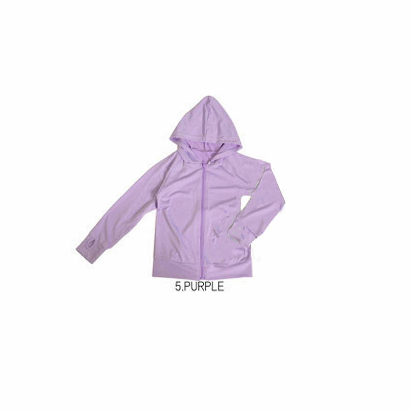 ファッション ベビー・キッズ ラフラッシュガード 無地 110〜120cm/PURPLE（ hw8212 ）アパレル サマー