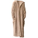 ファッション レディース モコボア お出掛け着る毛布 FREEサイズ/MOCHA(モカ)( hw8244 )アパレル ウィンター