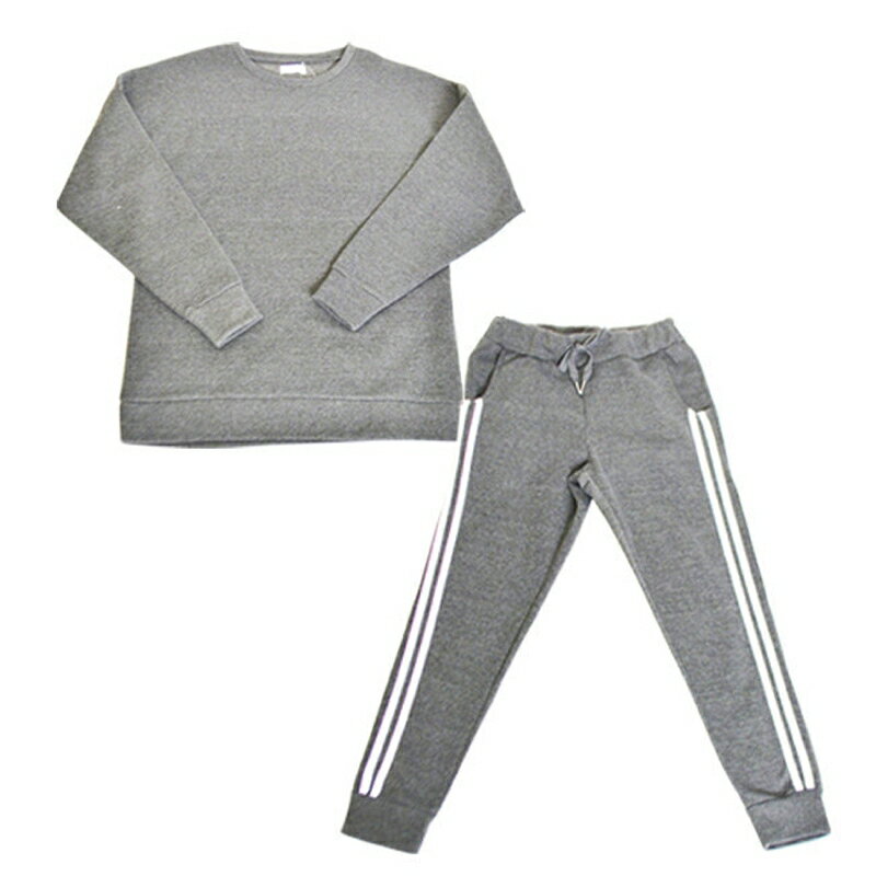 ファッション レディース セットアップパンツ T100% 裏起毛 M~Lサイズ/GRAY(グレイ)( hw8303 )アパレル ウィンター