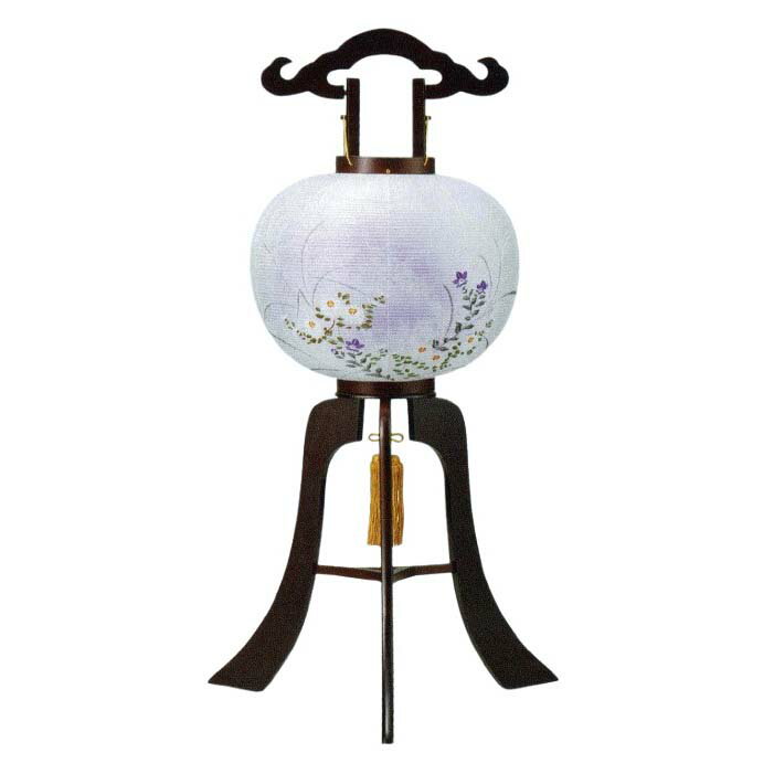 盆提灯 岐阜提灯 置き提灯 行灯 12号 田丸ワイン 高さ91cm (P4)(1203) 水雷球 電気コード式 初盆 新盆 お盆