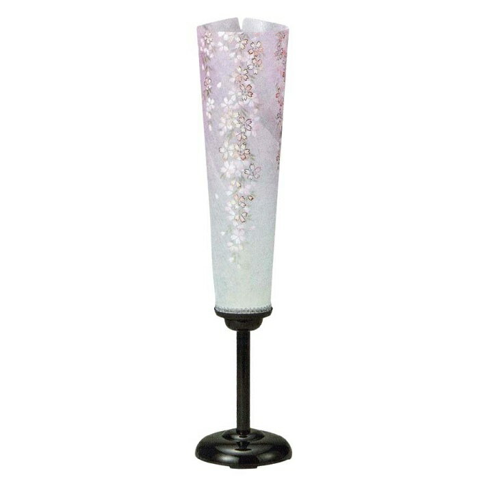 盆提灯 岐阜提灯 創作提灯 夢あんどん 大 桜 高さ79cm (2149) 水雷球 電気コード式...