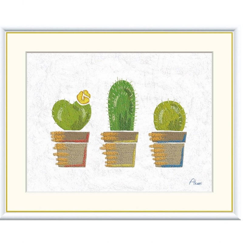 楽天市場】サボテン（絵画｜アート・美術品・骨董品・民芸品