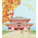 色紙絵 おみやげ色紙【洋美】東大寺 秋景 奈良 k20-045 ご当地土産【代引き不可】