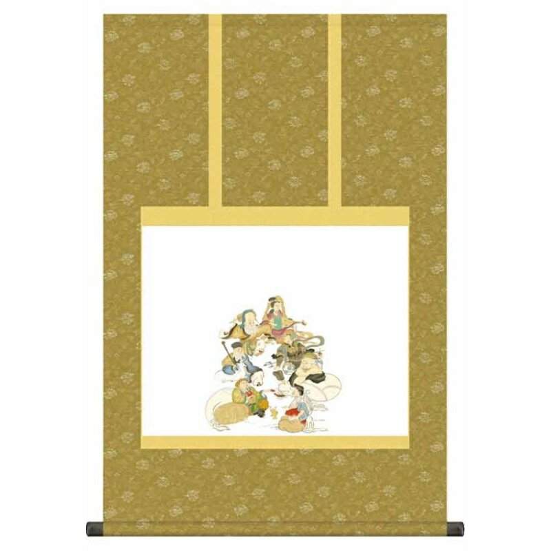 納経集印掛軸 七福神納経集印軸 ミニ掛軸タイプ [N3-005]【代引き不可】