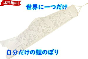 世界に一つだけの鯉のぼり 手作りキット 色塗りできる鯉のぼり ぬりえ鯉のぼり オリジナル鯉のぼり 工作キット こどもの日