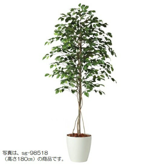 人工観葉植物 フィッカスベンシャミナ 150 natural ポット付き 高さ150cm （P57-98519) （代引き不可） インテリアグリーン フェイクグリーン