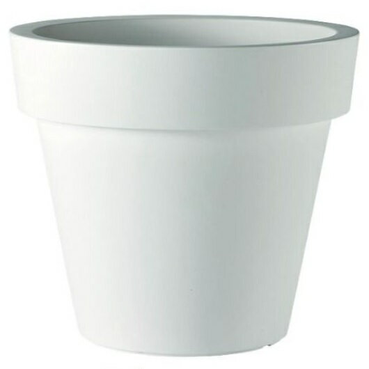 インテリア ポット プランター euro3plast イコン -Ikon- 100 （WH） 高さ89cm （P163-99604) （代引き不可） 人工樹木用