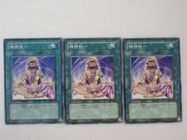遊戯王 カード精神統一 計3枚セット (遊戯王お買得セット)y4135 トレカ 【中古】【代引き不可】