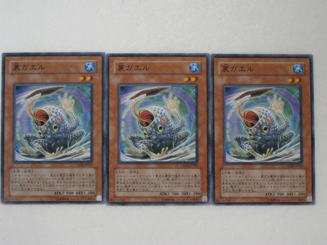 遊戯王 カード裏ガエルプレイ用ノーマル3枚セット 【中古】【代引き不可】