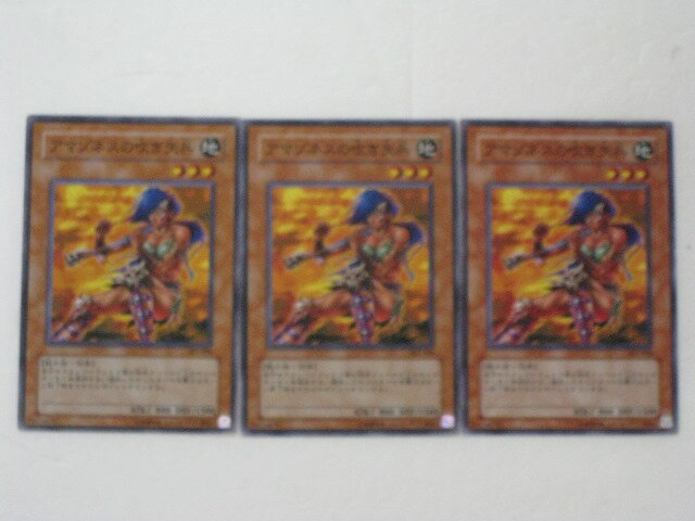遊戯王 カード【アマゾネスの吹き矢兵3枚セット】【シングル中古カード通販遊戯王】 トレカ 【中古】【代引き不可】