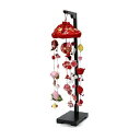 吊るし飾り 花ミレイ 飾り台セット 小 スタンド付き 高さ65cm(sp-3-8)つるし雛 雛人形 脇飾り インテリア つるし飾り
