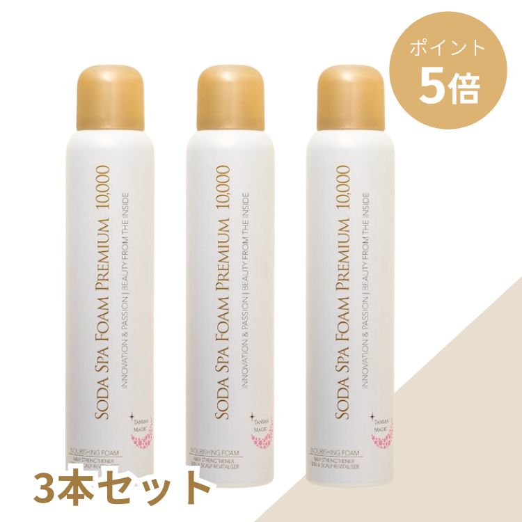 【メーカー公式】【送料無料】 ソーダスパフォーム プレミアム10000 130g 3本セット 洗顔 炭酸 炭酸洗..