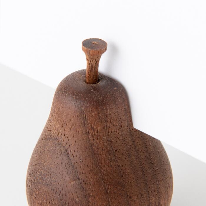 フルーツカードスタンド　洋なしL（BR）(木・木製カード立て）