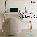 バランスボール 布 おしゃれ 65cm ［インテリアになるおしゃれなバランスボール］ 体幹 バランス フィットネス ボール シェニール 【K-Style】 vivora シーティングボール 005［ファブリック］