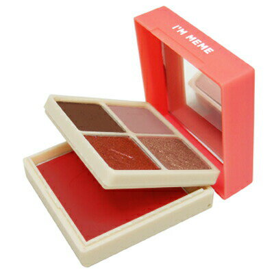 (ks)I'M MEME アイムミミ アイム マルチ キューブ #002 オールアバウト アップルレッド 8.5g アイシャドウ パレットのサムネイル