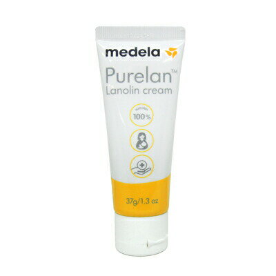 【Medela】 メデラ ピュアレーン ラノリンクリーム 37g 2本セット 乳頭保護クリーム 天然ラノリン100% おっぱいケア 母乳育児 授乳 ボディクリーム