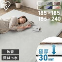 ラグ おしゃれ 厚手 ラグマット カーペット オールシーズン 2畳 185×185 3畳 185×240 30mm リビング 滑り止め 防音 遮音 ペット 分厚...