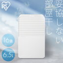 除湿機 衣類乾燥 小型 アイリスオーヤマ 除湿乾燥機 衣類乾燥除湿機 コンプレッサー 家庭用 部屋干し コンパクト 梅雨 除湿器 IJC-R65 *【新商品】