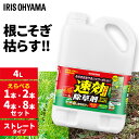 《ポイント5倍!27日10時迄》除草剤 4L 除草 SJS-4L ストレートタイプ 家庭用 速効除草剤 雑草対策 4リットル 草 スギナ 雑草 枯らす 速効 強...