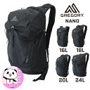 グレゴリー バックパック ザック NANO 16/18/20/24/OBSIDIAN BLACK 1114970413・1114980413・111499041...