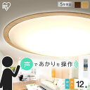 《300円OFFクーポン!27日10時迄》シーリングライト 12畳 音声操作 おしゃれ アイリスオーヤマ 調光調色 リモコン 送料無料 LED 照明 ライト 薄...
