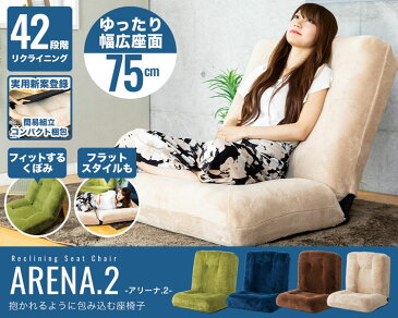 ★着後レビューで時計プレゼント★座椅子 ソファ 2人掛け ソファベッド ソファー 省スペースギア仕様・ポケットコイル入りバケットハグ座椅子/アリーナ2【Arena2】 CG-875K-IP座椅子 椅子 イス チェア リクライニング おしゃれ 【D】
