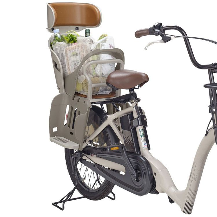 チャイルドシート 自転車 OGKリアチャイルドシート POPOLA more 送料無料 自転車用チャイルドシート 後子供乗せ ポポラ リヤチャイルドシート OGK 自転車子供乗せ 後乗せシート ブラウン グレージュ チャコール POPOLA RBC-019DX 3