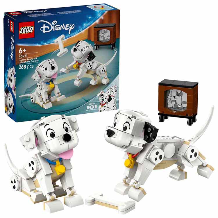 101匹わんちゃん ラッキーとペニー 43271おもちゃ 玩具 ブロック プレゼント 誕生日 クリスマス 子供 ディズニー DISNEY ダルメシアン DISNEY ANIMATION