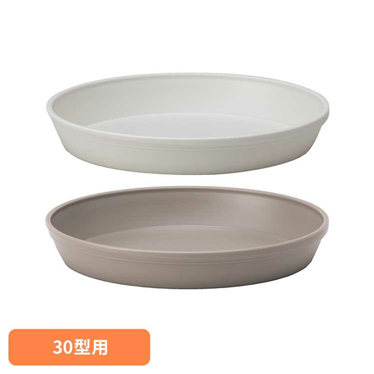 樂天商城 - アイコンプレート 30型用 プランター シンプル 排水 通気 ミニマル 受け皿 ガーデニング 水受け 大和プラスチック ホワイト グレー
