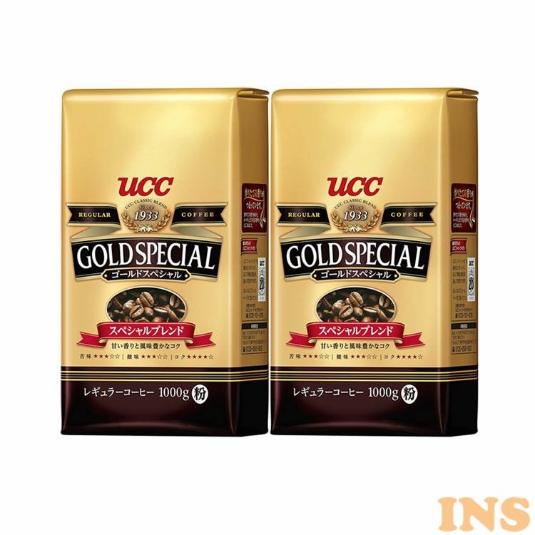 【2個セット】コーヒー UCC 粉末 珈琲 ゴールドスペシャル スペシャルブレンド 1000g コーヒー レギュラーコーヒー コーヒー豆 ペーパ..