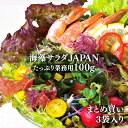 海藻サラダJAPAN100g×3袋セット/【国産】業務用サイズお得品/人気サラダ/カロリーカット
