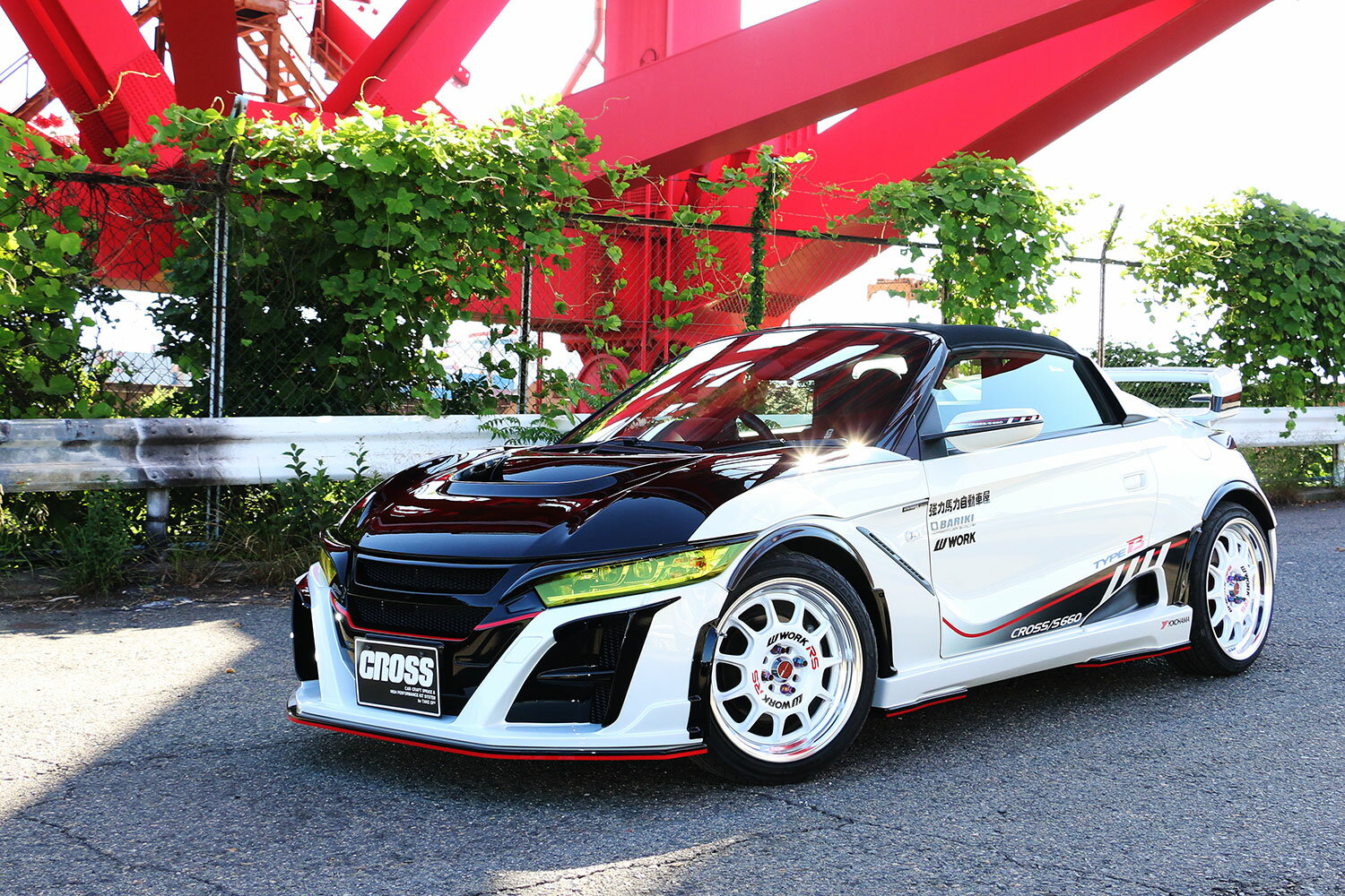 [テイクオフ]CROSS S660 TYPE-B フルエアロ フロントバンパー+サイドステップ+リアバンパー JW5 BARIKIのサムネイル