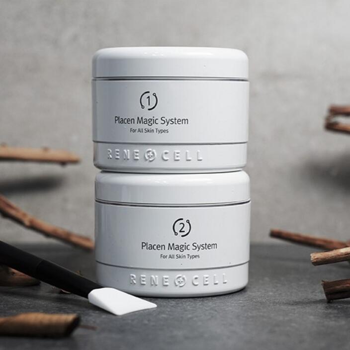 【ブラックフライデーセール 20日から】【ツヤ肌実現】Rencell プラセン マジックシステム 1剤&2剤セット 各200ml 角質除去 低刺激 保湿 美白 ...