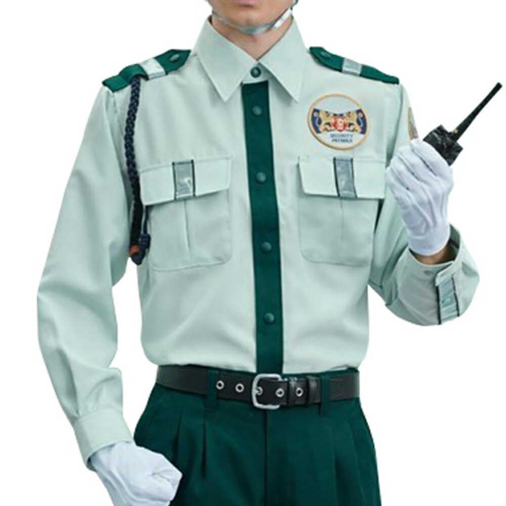 G-best(警備用品)【GS616】夏長袖シャツ(反射付)