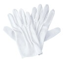 G-best(警備用品)【S371】ナイロン白手袋(ホック付)※1双入り