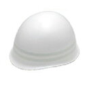 G-best(警備用品)【S510】白ヘルメット夜光テープ2本付