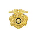 G-best(警備用品)【S534】帽章 王冠とワシ・金