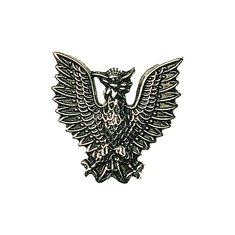 G-best(警備用品)【S547】帽章 ワシ・銀