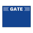 ユニット(UNIT)【305-304】ゲート表示板 GATE 数字なし ヨコ
