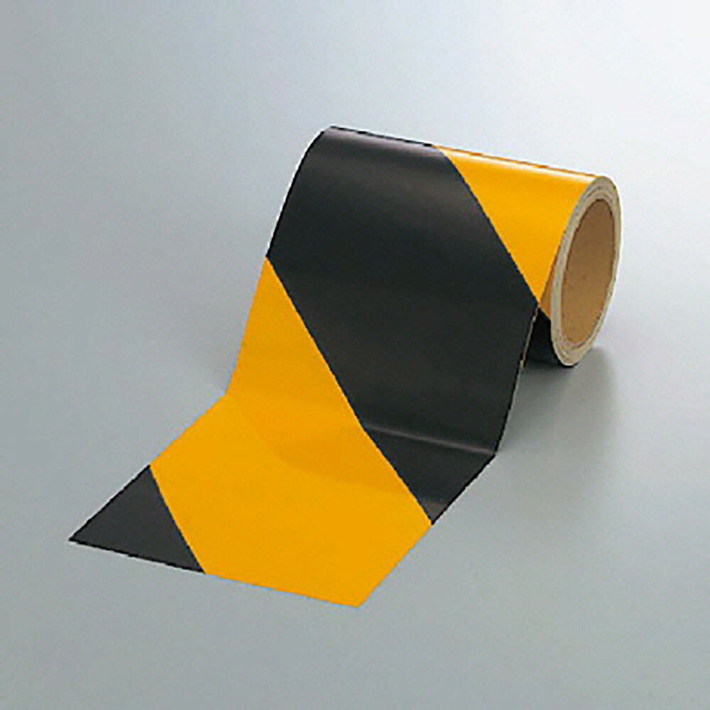 【サイズ】150mm幅×10m巻（0.12mm厚）【材　質】ポリエステル樹脂フィルム※送料、納期は数量により変わる場合がございます。　詳細はメールにてお送りします。ユニット(UNIT)【374-07】反射トラテープ　150mm幅×10m