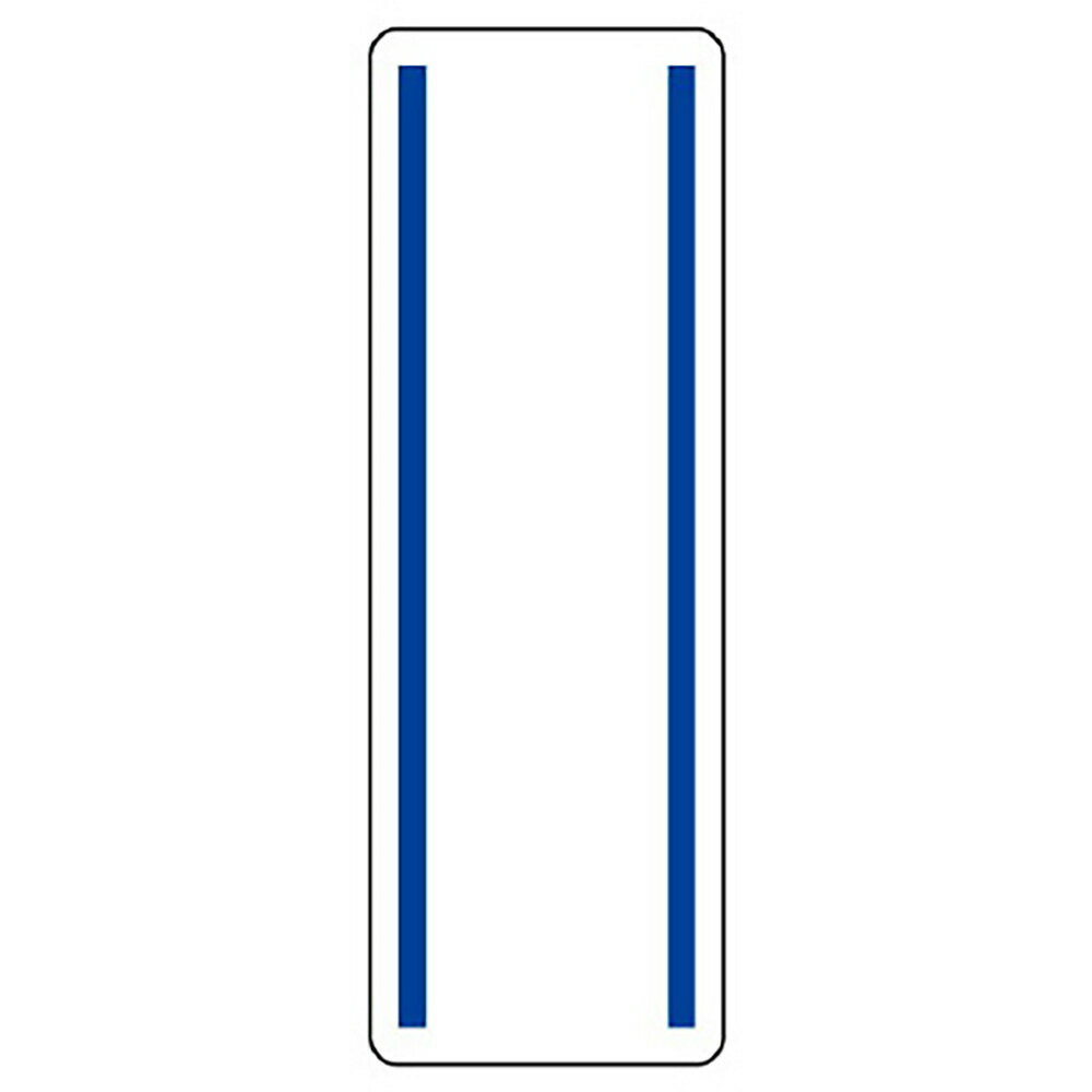 Rakuten - ユニット(UNIT)【812-50】短冊型ステッカー縦型　白無地線入