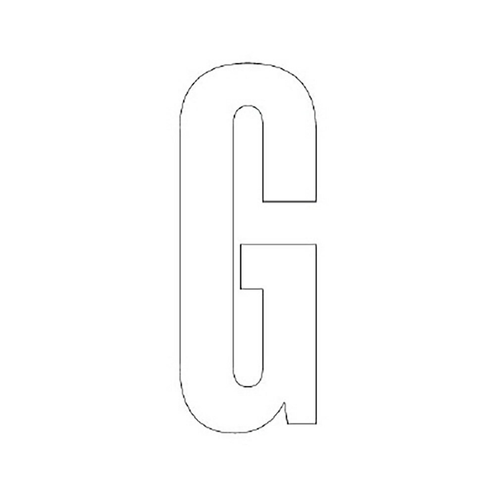 Rakuten - ユニット(UNIT)【835-097W】アルファベットG　300×150白