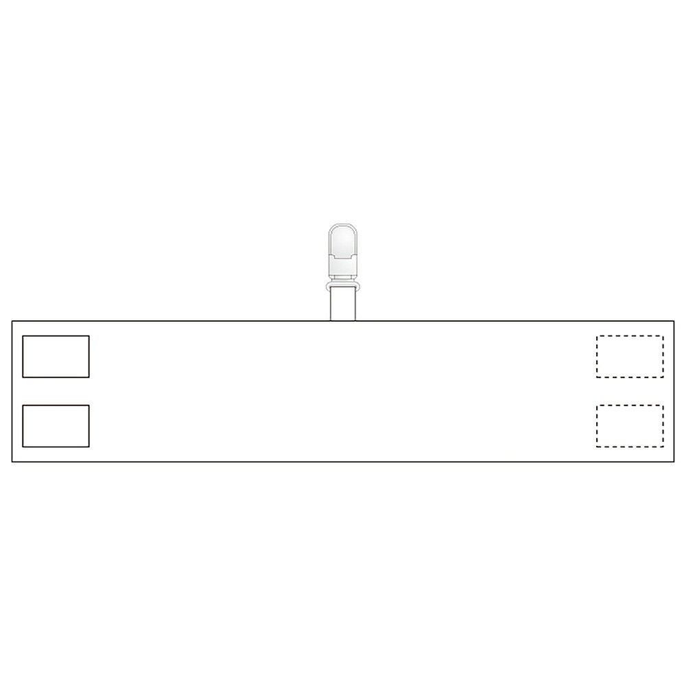 Rakuten - ユニット(UNIT)【848-66A】無地腕章白　クリップタイプ